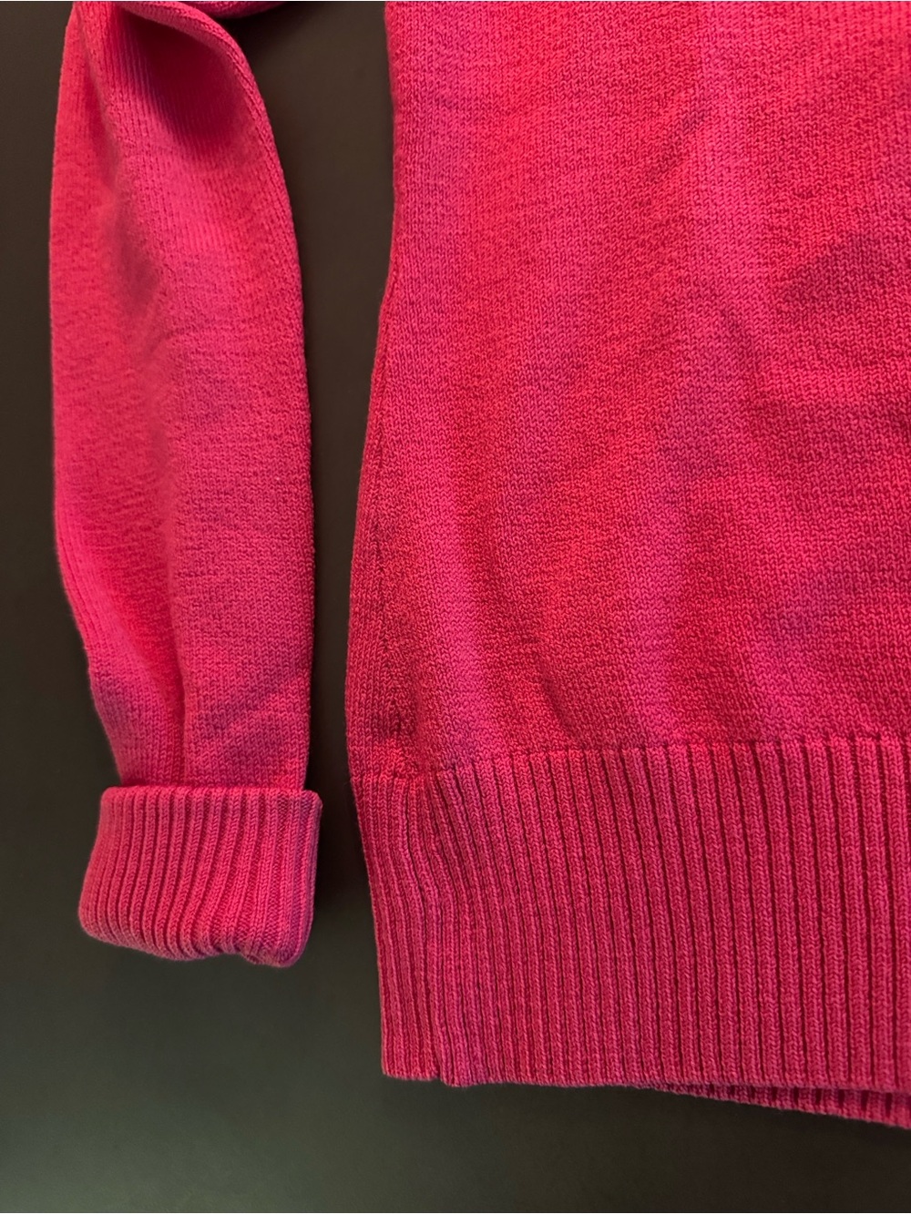 Banana Republic Women's Bright Pink Turtleneck Sweater - Picture 2 of 4